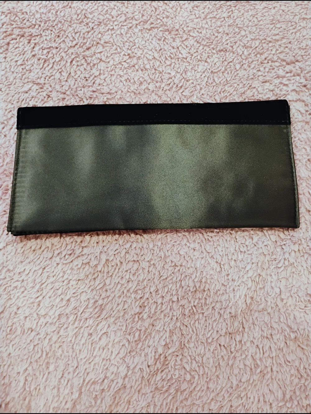 Yves Saint Laurent Black Embroidered Clutch - Picture 3 of 5